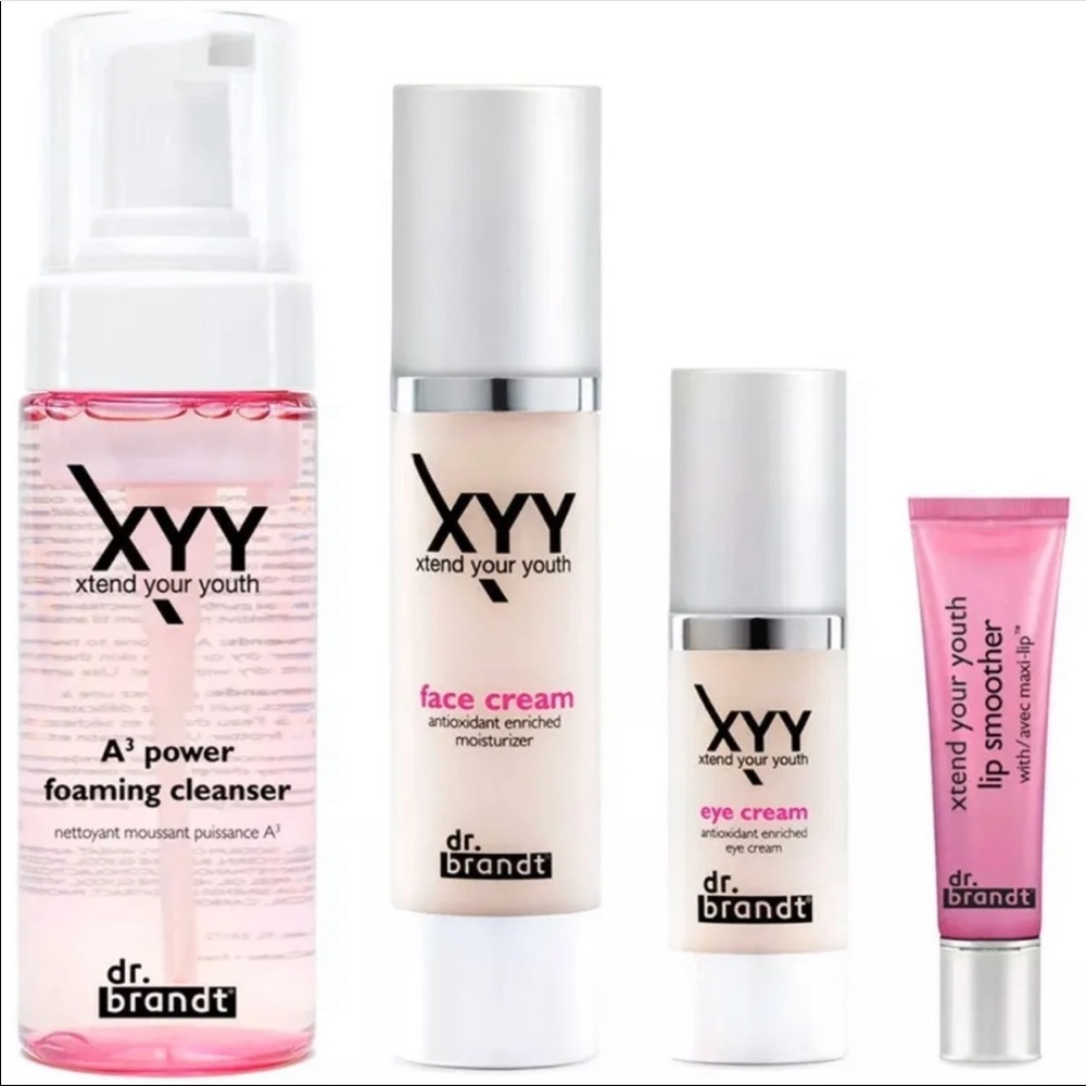 DR BRANDT XYY Face/Eye Cream Cleanser Lip Smoother